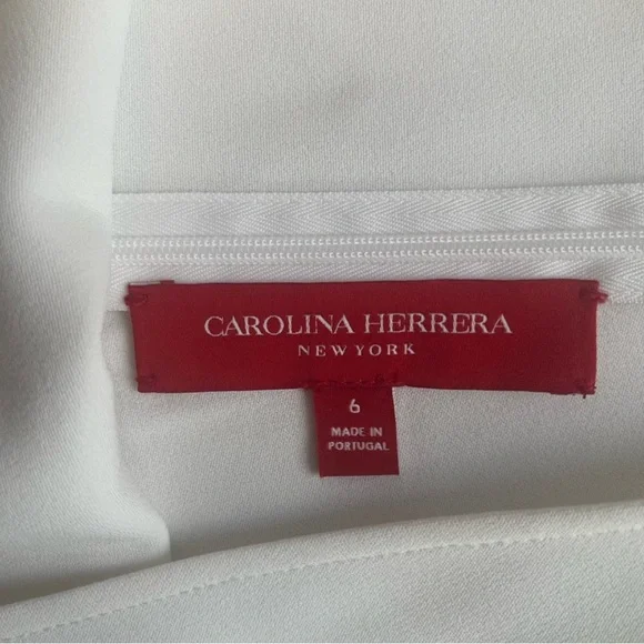 Carolina Herrera Elegant White Garment